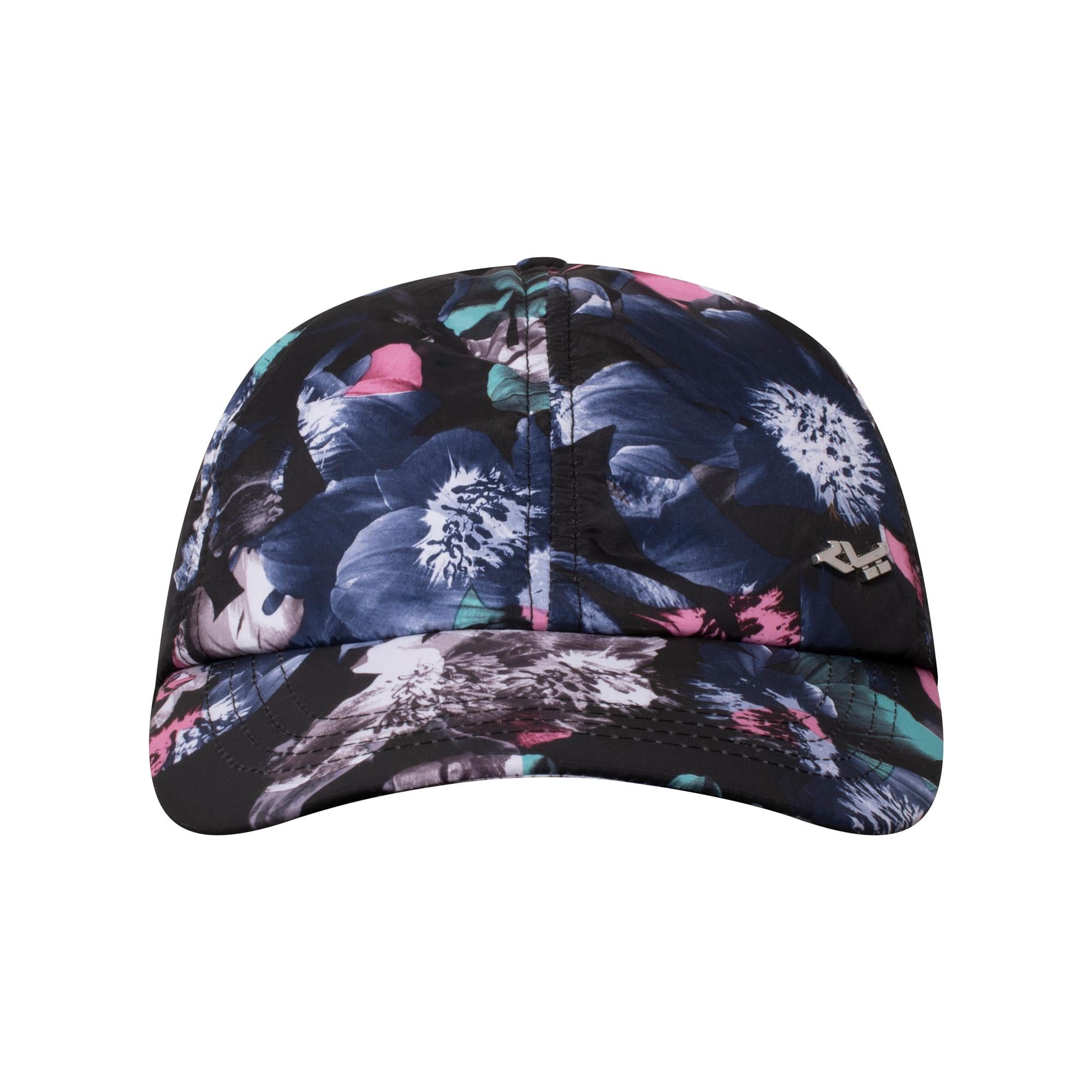 Rohnisch Padded Logo Ladies Golf Cap Dark Midnight Garden